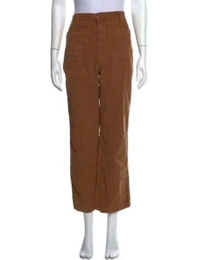 Pre-owned Doen Wide Leg Pants In Brown
