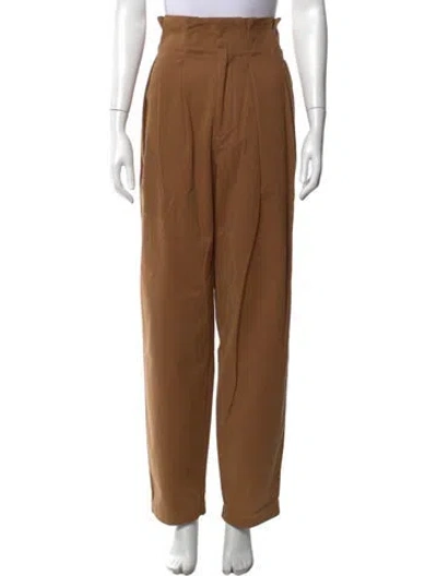 Pre-owned Doen Wide Leg Pants In Brown