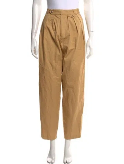 Pre-owned Doen Wide Leg Pants In Brown