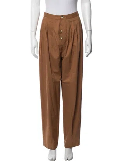 Pre-owned Doen Wide Leg Pants In Brown