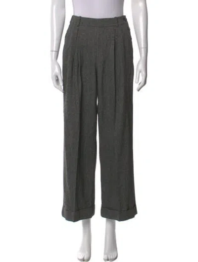 Pre-owned Doen Wide Leg Pants In Gray