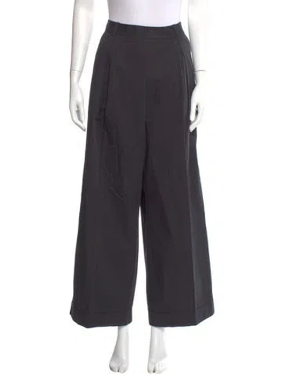 Pre-owned Doen Wide Leg Pants In Gray