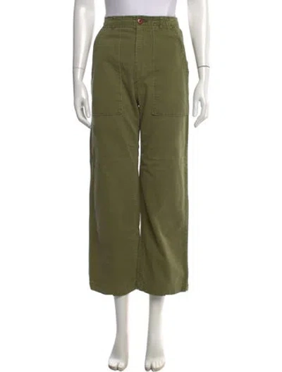 Pre-owned Doen Wide Leg Pants In Green
