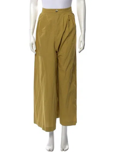 Pre-owned Doen Wide Leg Pants In Green