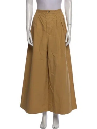 Pre-owned Doen Wide Leg Pants In Neutral