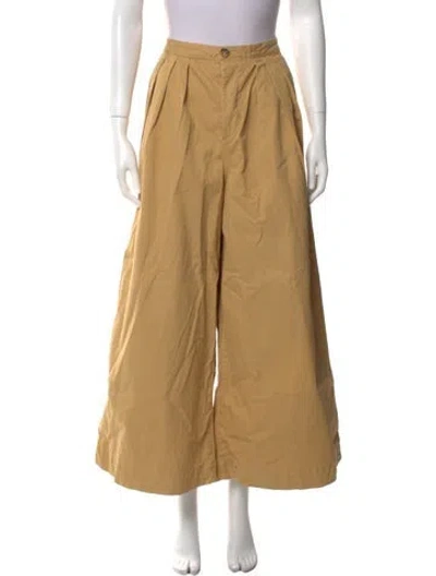 Pre-owned Doen Wide Leg Pants In Neutral