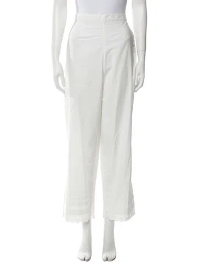 Pre-owned Doen Wide Leg Pants In Neutral