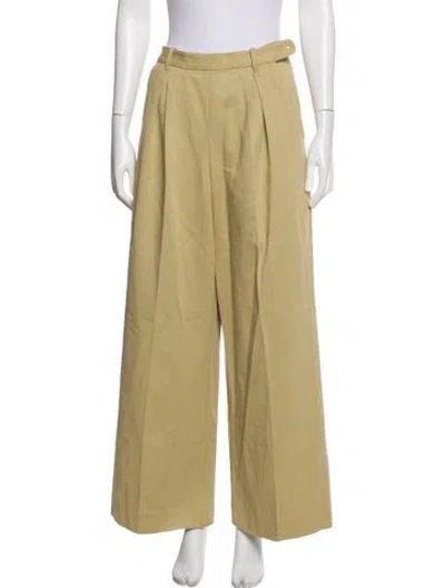 Pre-owned Doen Wide Leg Pants In Neutral