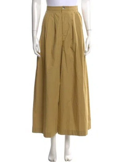 Pre-owned Doen Wide Leg Pants In Neutral