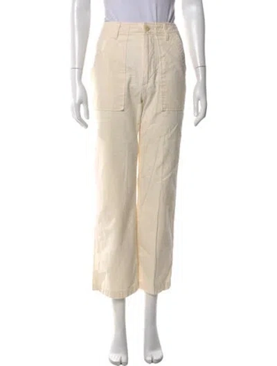 Pre-owned Doen Wide Leg Pants In Neutral