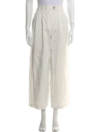 Pre-owned Doen Wide Leg Pants In Neutral