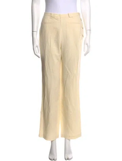Pre-owned Doen Wide Leg Pants In Neutral