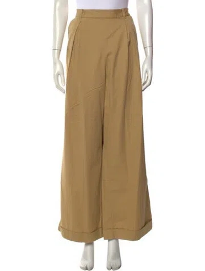 Pre-owned Doen Wide Leg Pants In Neutral