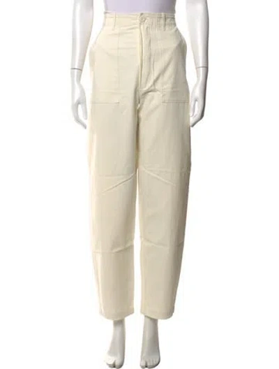 Pre-owned Doen Wide Leg Pants In Neutrals