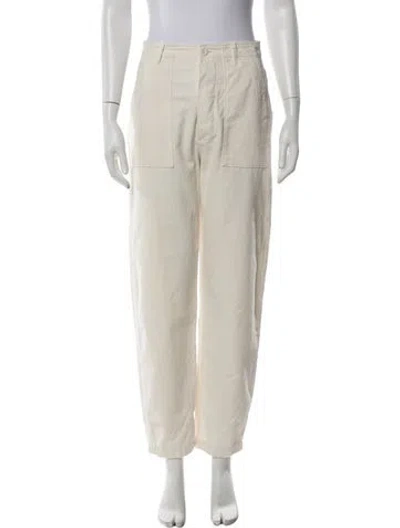 Pre-owned Doen Wide Leg Pants In Neutrals