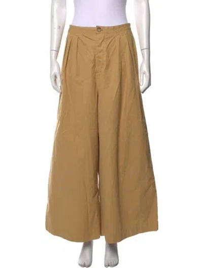 Pre-owned Doen Wide Leg Pants In Neutrals