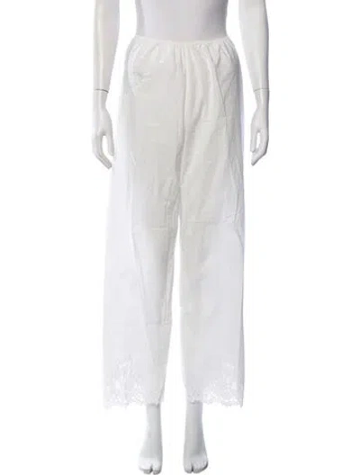 Pre-owned Doen Wide Leg Pants In Neutrals