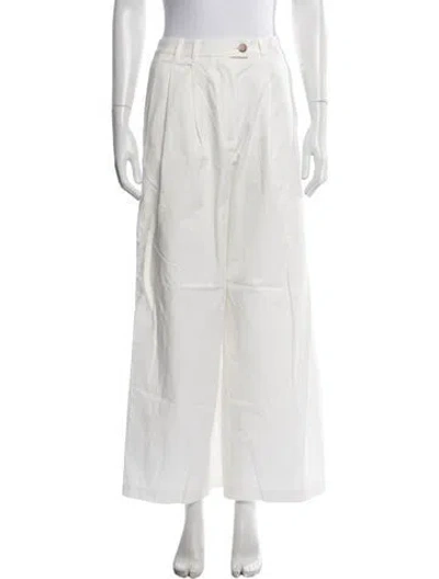 Pre-owned Doen Wide Leg Pants In Neutrals