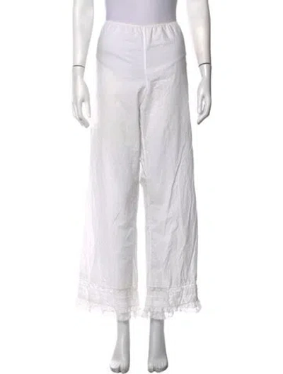 Pre-owned Doen Wide Leg Pants In Neutrals