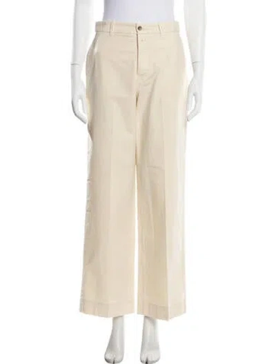 Pre-owned Doen Wide Leg Pants In Neutrals
