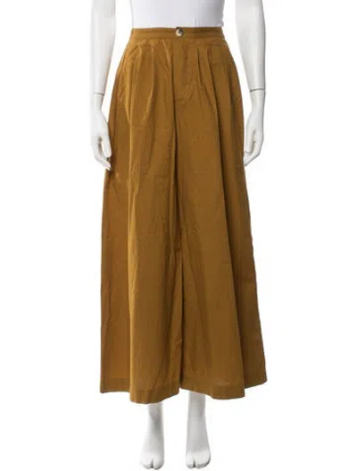 Pre-owned Doen Wide Leg Pants In Orange