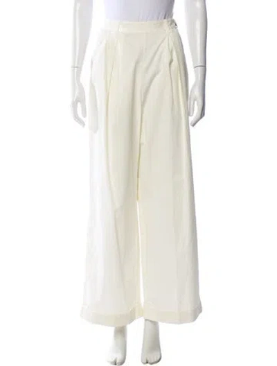 Pre-owned Doen Wide Leg Pants W/ Tags In White