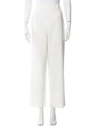 Pre-owned Doen Wide Leg Pants W/ Tags In White
