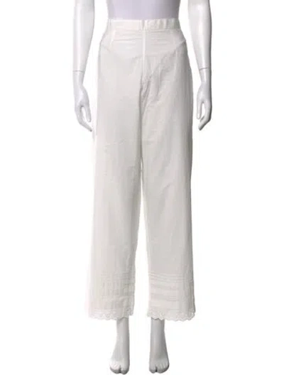 Pre-owned Doen Wide Leg Pants W/ Tags In White