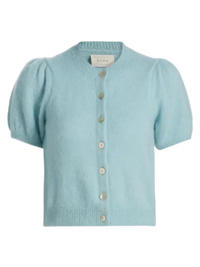 Doen Women's Anisa Alpaca-wool Puff-sleeve Cardigan