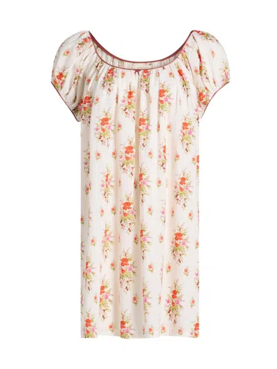 Doen Women's Julia Floral Cotton Minidress In Multi