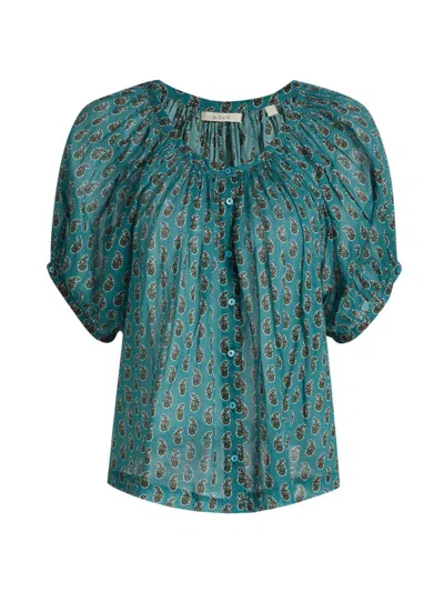 Doen Women's June Paisley Cotton Top