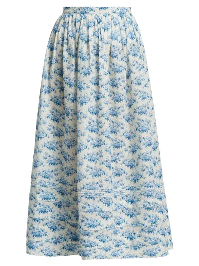 Doen Women's Marcie Cotton Midi-skirt