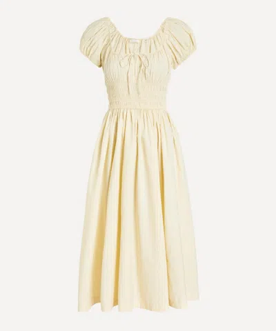 Doen Women's Quinn Soft Cobalt Dress In Yellow