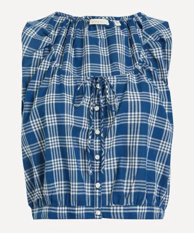 Doen Women's Theo Plaid Top In Multi