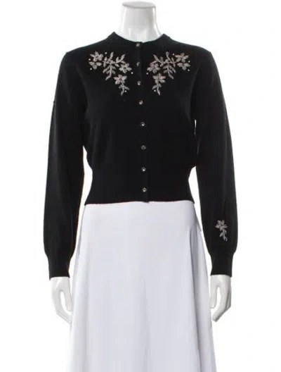 Pre-owned Doen Wool Crew Neck Sweater In Blue