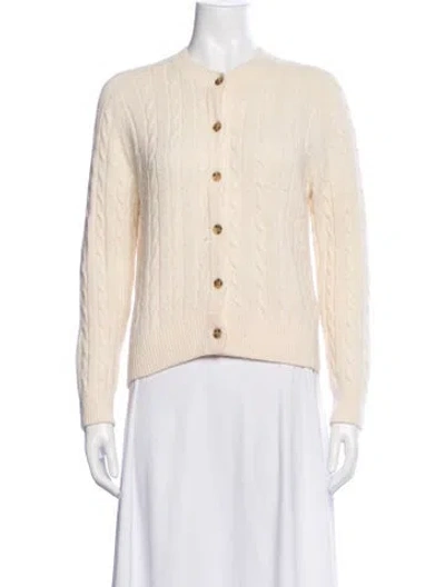 Pre-owned Doen Wool Crew Neck Sweater In Neutrals