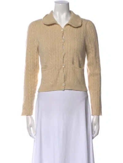 Pre-owned Doen Wool Sweater In Neutral