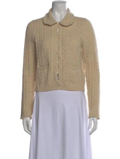 Pre-owned Doen Wool Sweater In Neutral