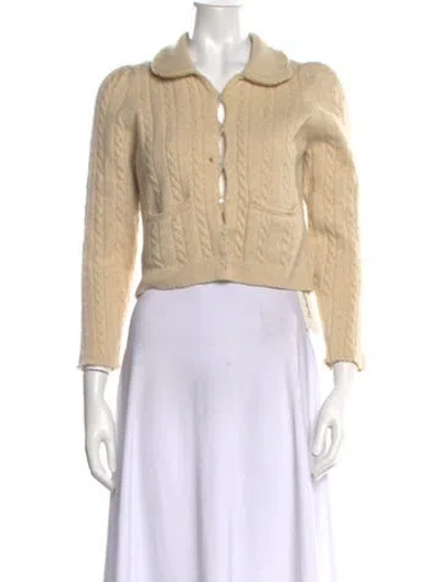Pre-owned Doen Wool Sweater In Neutrals