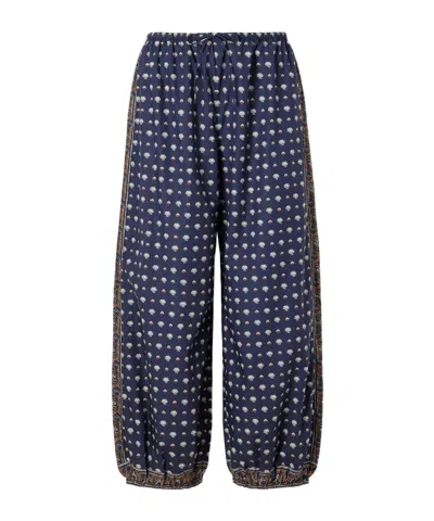 Doen Yarrow Printed Cotton Pants In Multi