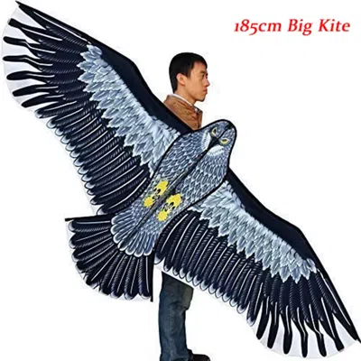 Pre-owned Does Not Apply 185cm Eagle Kite With Handle Line - Large Outdoor Novelty Toy For Adults And Kids, Excellent Flight  In Multi