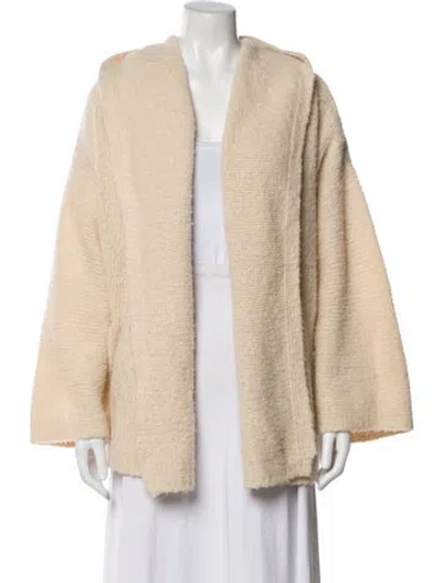 Pre-owned Doffer Boys Alpaca V-neck Sweater In Neutral