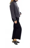 Doffer Boys The Perfect Turtleneck Sweater In Charcoal In Gray