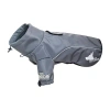 Dog Helios Extreme Softshell Performance Fleece Dog Coat In Gray