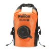 Dog Helios Grazer Waterproof Outdoor Travel Dry Food Dispenser Bag In Orange