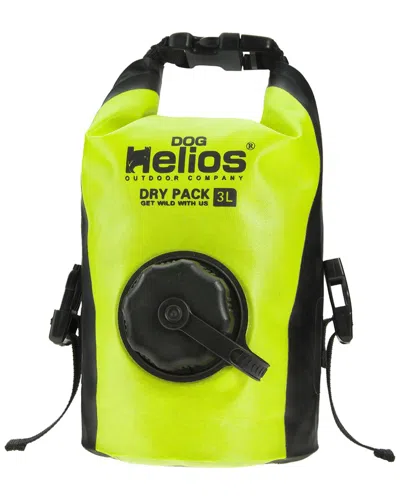 Dog Helios 'grazer' Waterproof Outdoor Travel Dry Food Dispenser Bag In Yellow