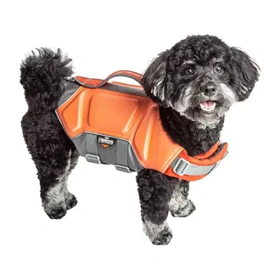 Dog Helios Tidal Guard' Multi-point Strategically-stitched Reflective Life Jacket Vest Harness