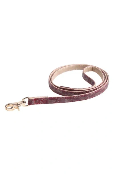Dogs Of Glamour Evelyn Luxury Leash Red