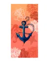 Dohler Set Of 2 Anchor And Coral Beach Towels