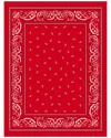 Dohler Set Of 2 Bandana Beach Towels In Red